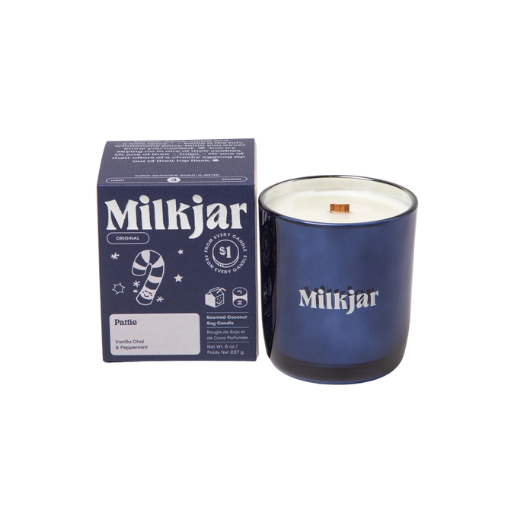 Milk Jar Pattie Candle