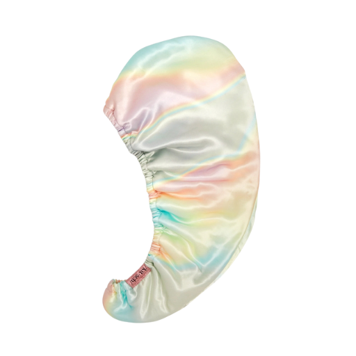Satin Wrapped Hair Towel - Aura