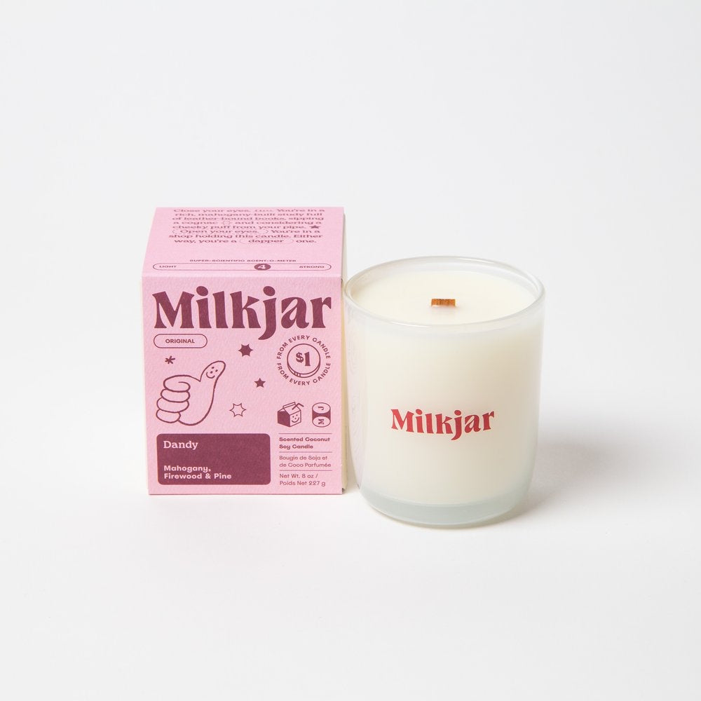 Milk Jar Dandy Candle