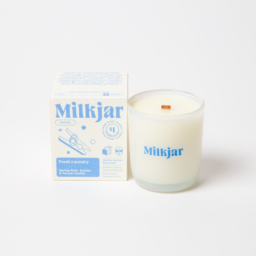 Milk Jar French Laundry Candle