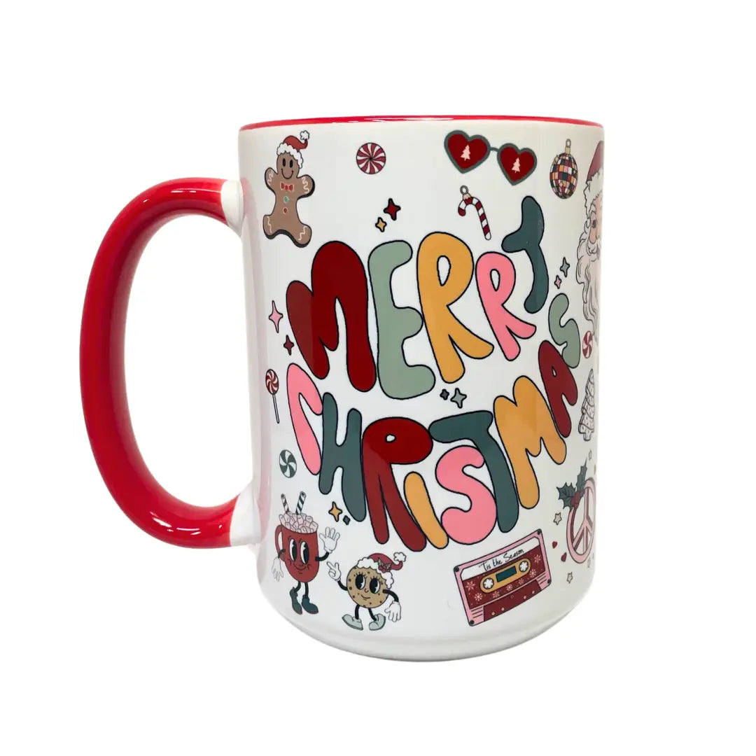 Retro Christmas Mug