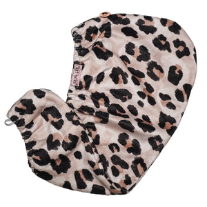 Quick Drying Hair Towel Leopard