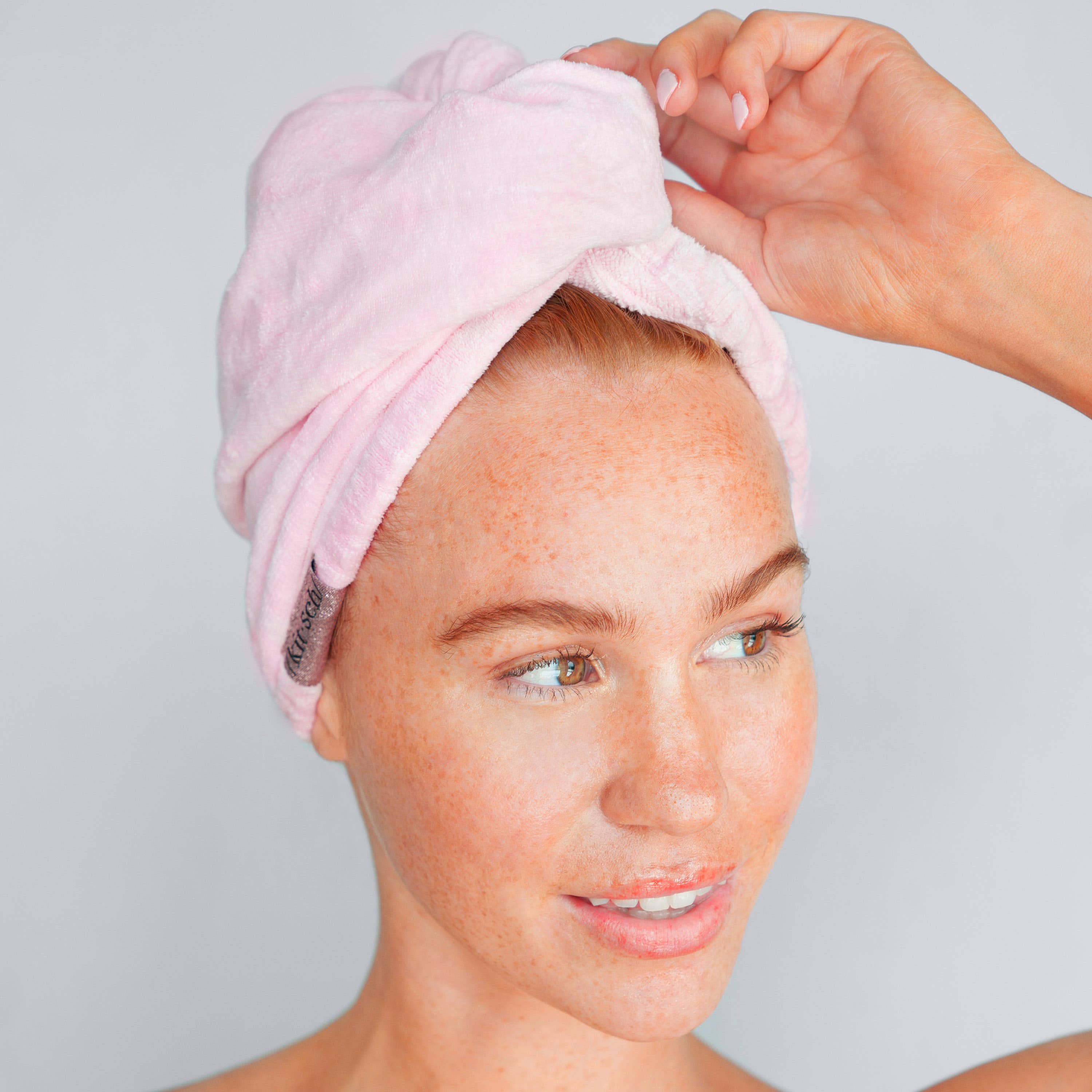Quick Drying Hair Towel - Blush