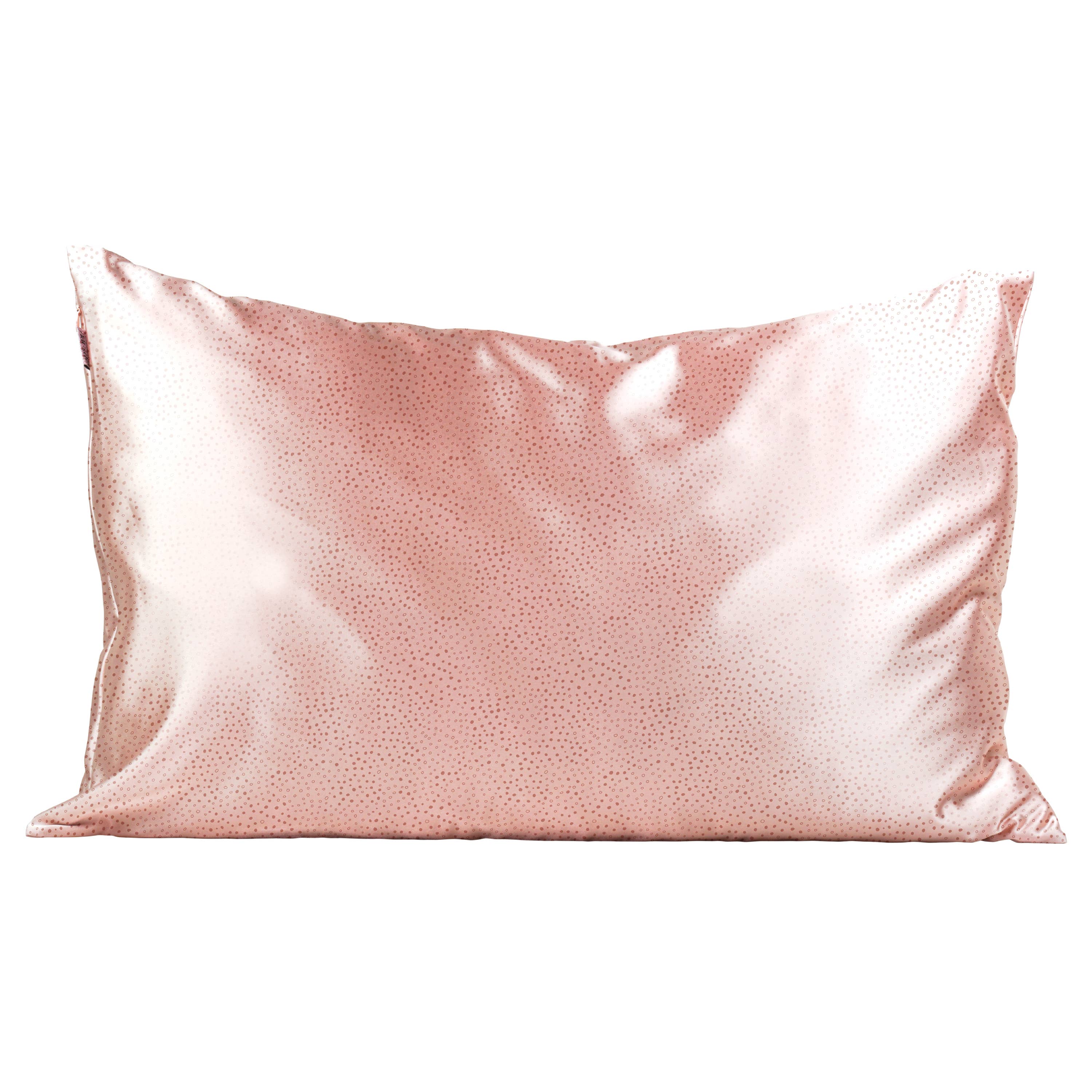 Satin Pillowcase Pink Dots