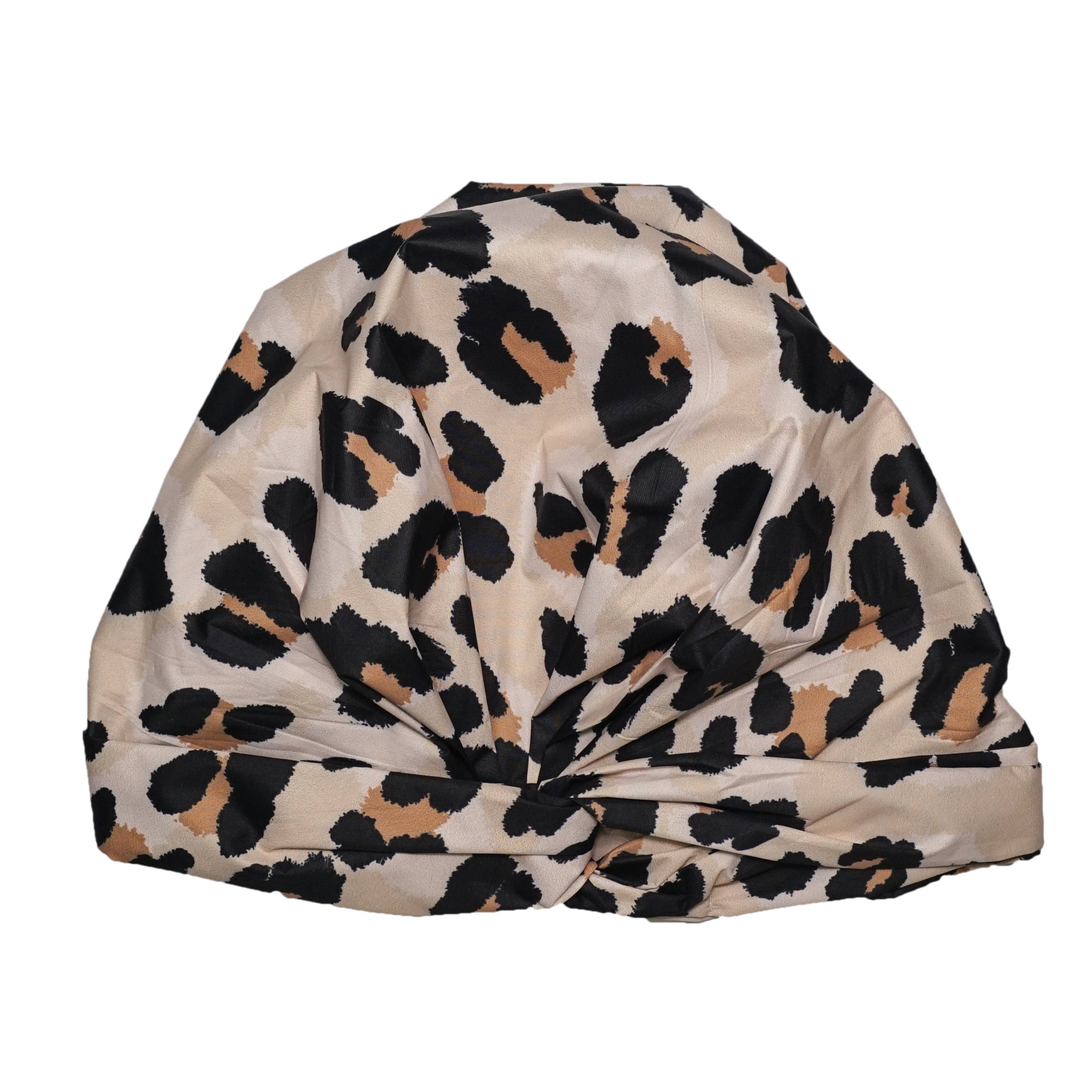 Luxury Shower Cap Leopard