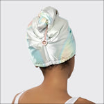 Load image into Gallery viewer, Satin Wrapped Hair Towel - Aura
