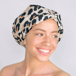 Load image into Gallery viewer, Luxury Shower Cap Leopard
