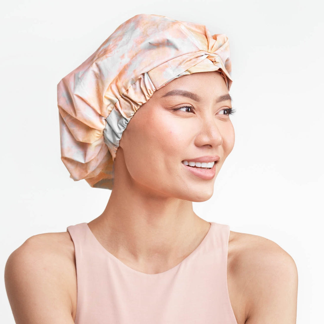 Luxury Shower Cap Sunset Tie Dye