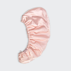 Satin Wrapped Hair Towel - Blush