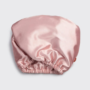 Satin Wrapped Hair Towel - Blush