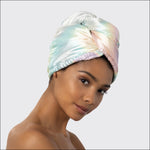 Load image into Gallery viewer, Satin Wrapped Hair Towel - Aura
