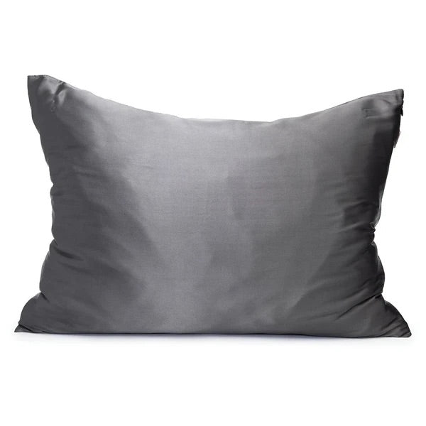 Satin Charcoal Pillowcase