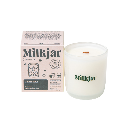 Milk Jar Golden Hour Candle
