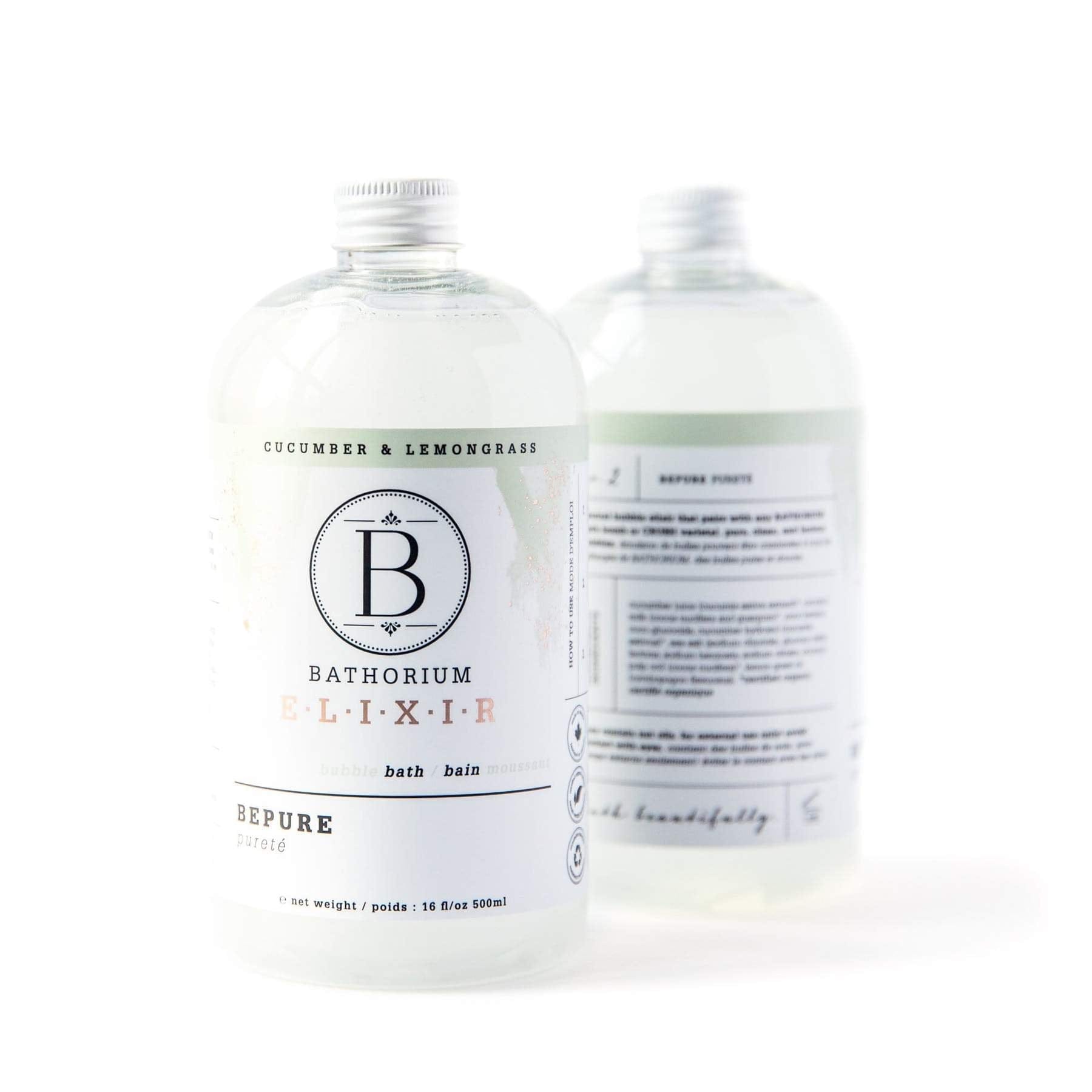 LEMONGRASS AND CUCUMBER INFUSED BUBBLE BATH OIL