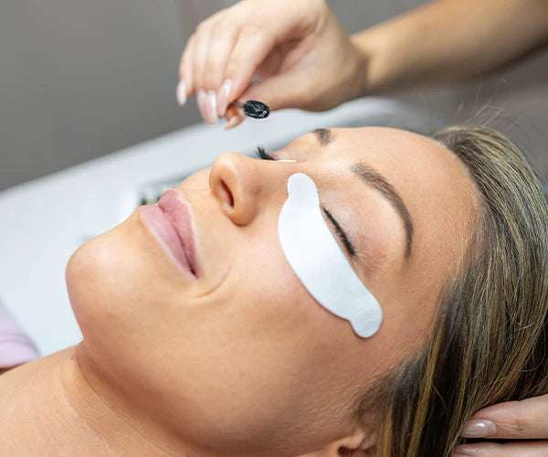 Eyelash lift and tint