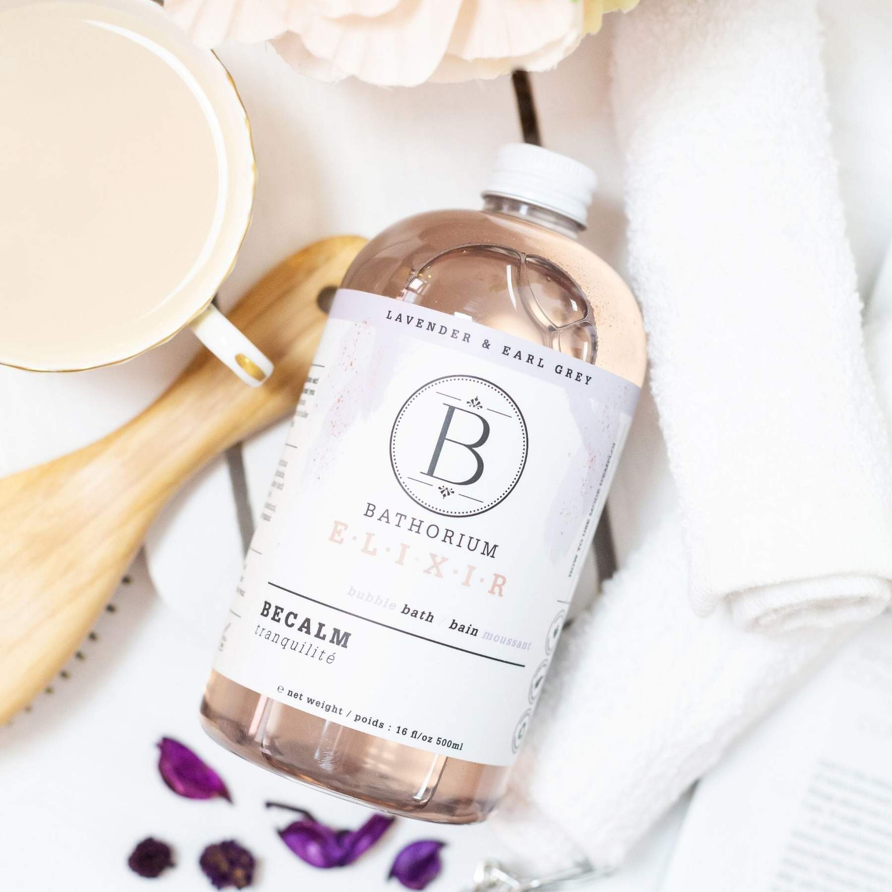 LAVENDER & EARL GREY TEA INFUSED BUBBLE BATH OIL