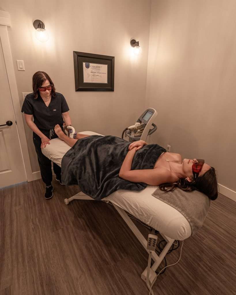 Laser hair removal treatment at Ciao Bella