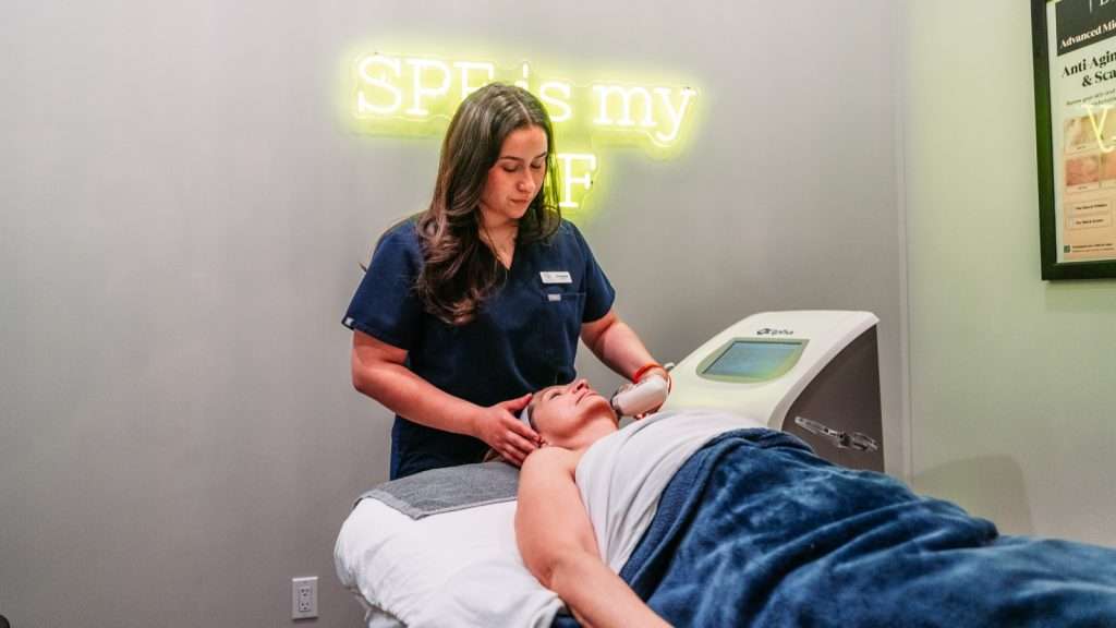 IPL Photofacial treatment room at Ciao Bella