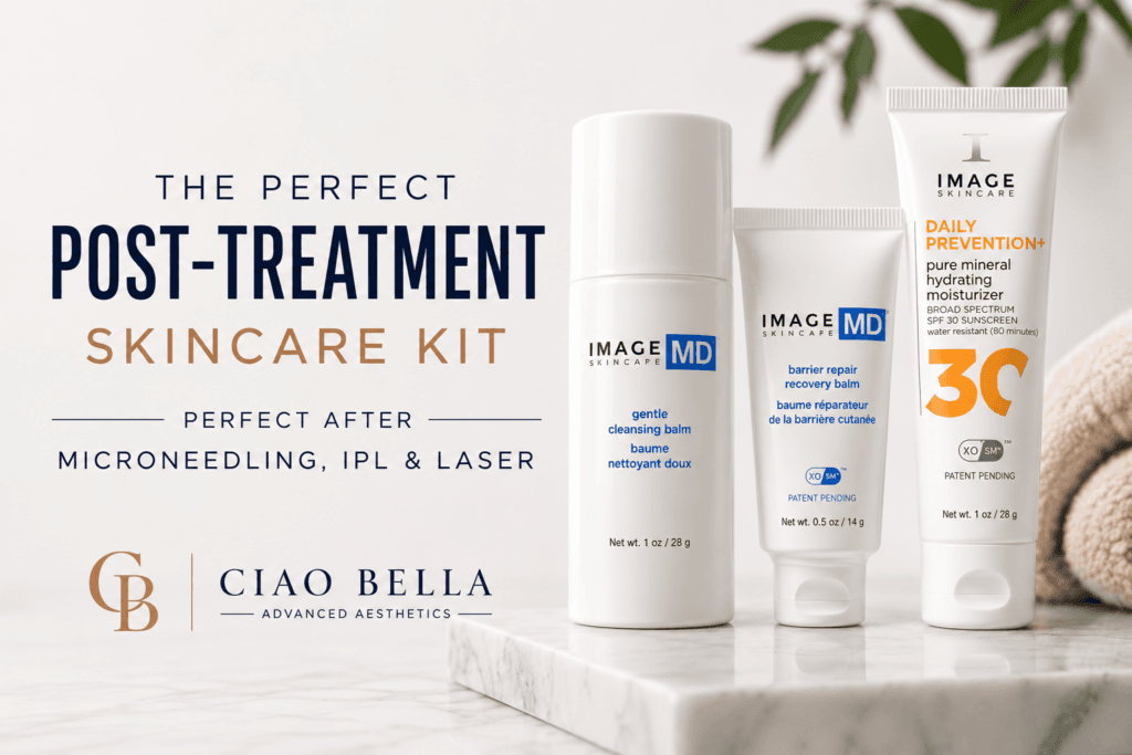 Post-Treatment Skincare Kit for Microneedling, IPL & Laser