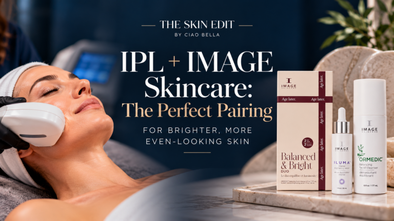 IPL Photofacial treatment and IMAGE Skincare Balanced & Bright Duo for pigmentation at Ciao Bella in Grande Prairie